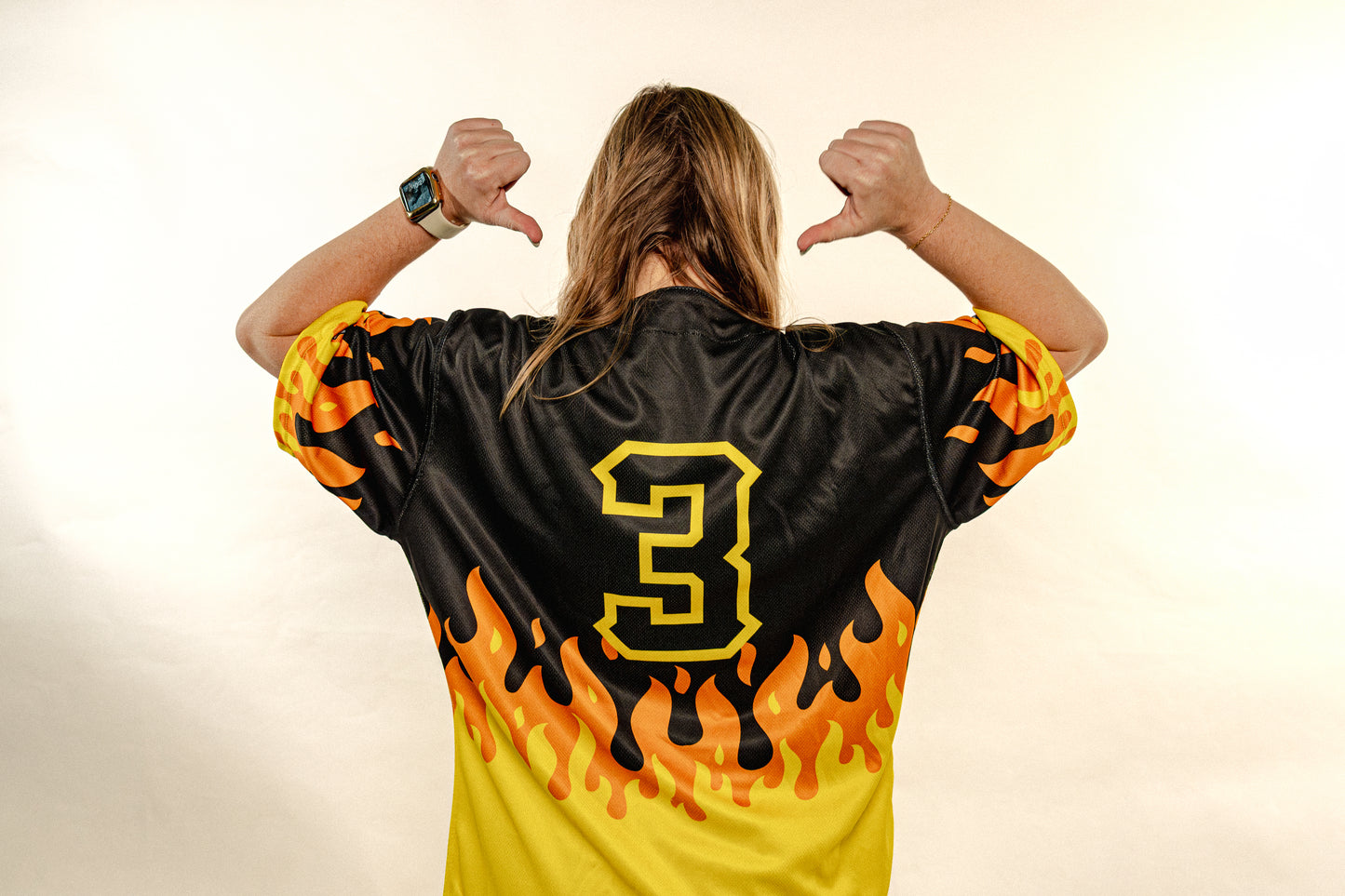 Firefighters EvoShield BBCL Jersey - Black Flame