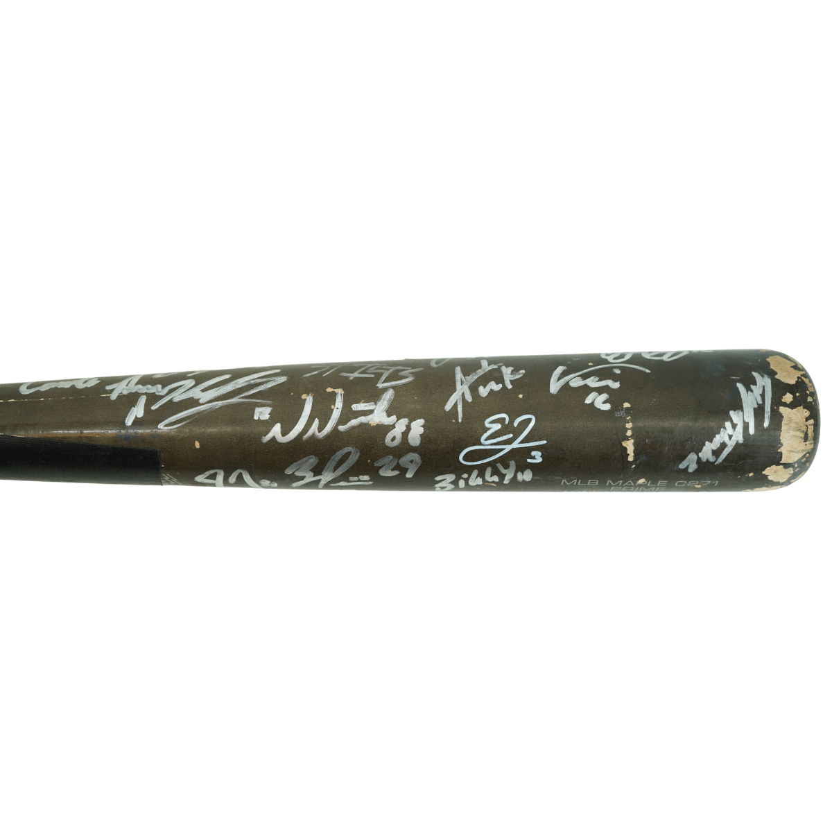 Savannah Bananas 2026 Team Signed Used LS Maple C271 Bat