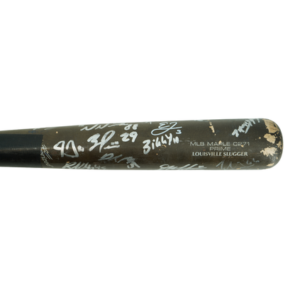 Savannah Bananas 2026 Team Signed Used LS Maple C271 Bat