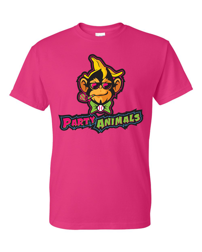 TODDLER Party Animals Short Sleeve Primary Logo Tee - Pink