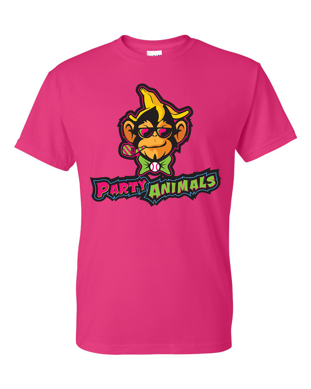 TODDLER Party Animals Short Sleeve Tee - Pink