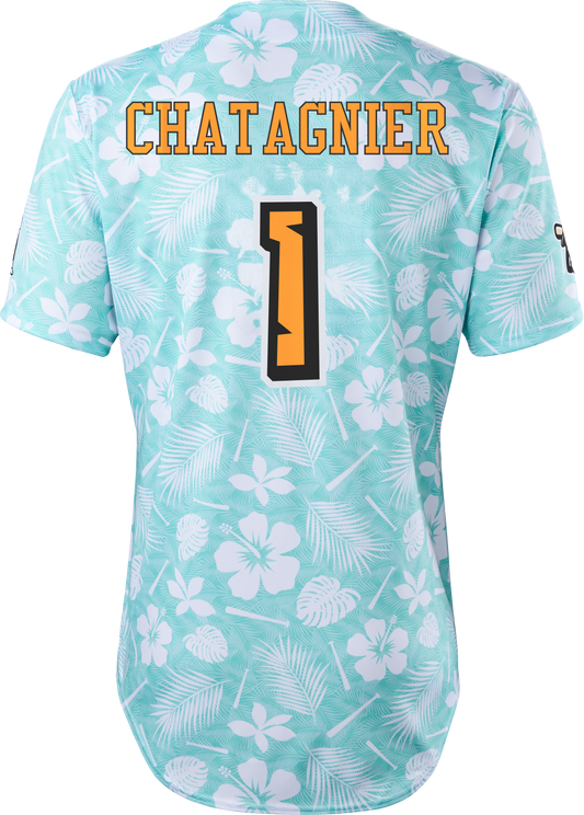 Coconuts Peyton Chatagnier #1 Evoshield Jersey - Floral