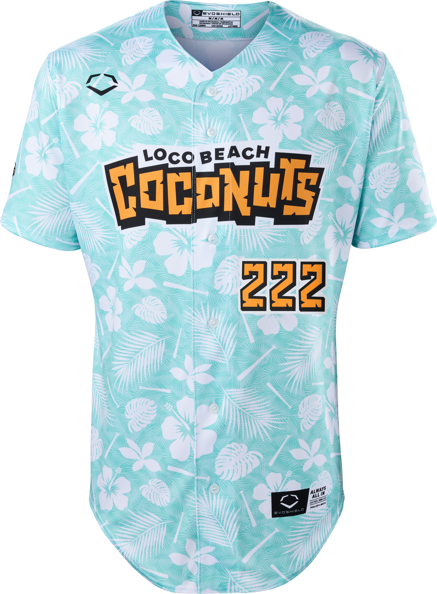 Coconuts Denae Benites #222 Evoshield Jersey - Floral