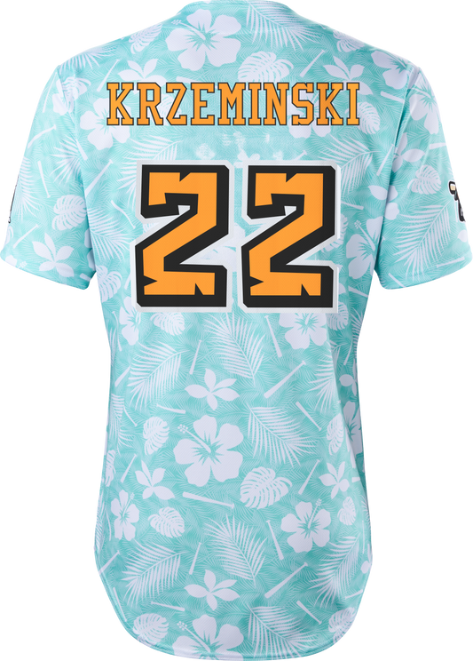 Coconuts Austin Krzeminski #22 Evoshield Jersey - Floral