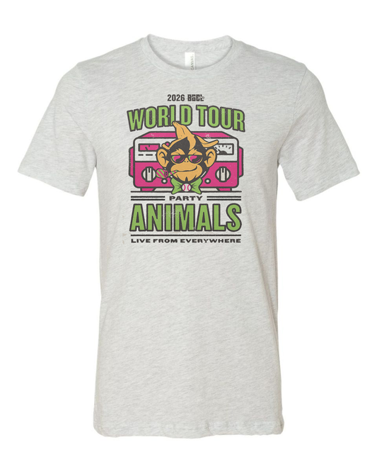 2026 Party Animals BBCL World Tour Tee
