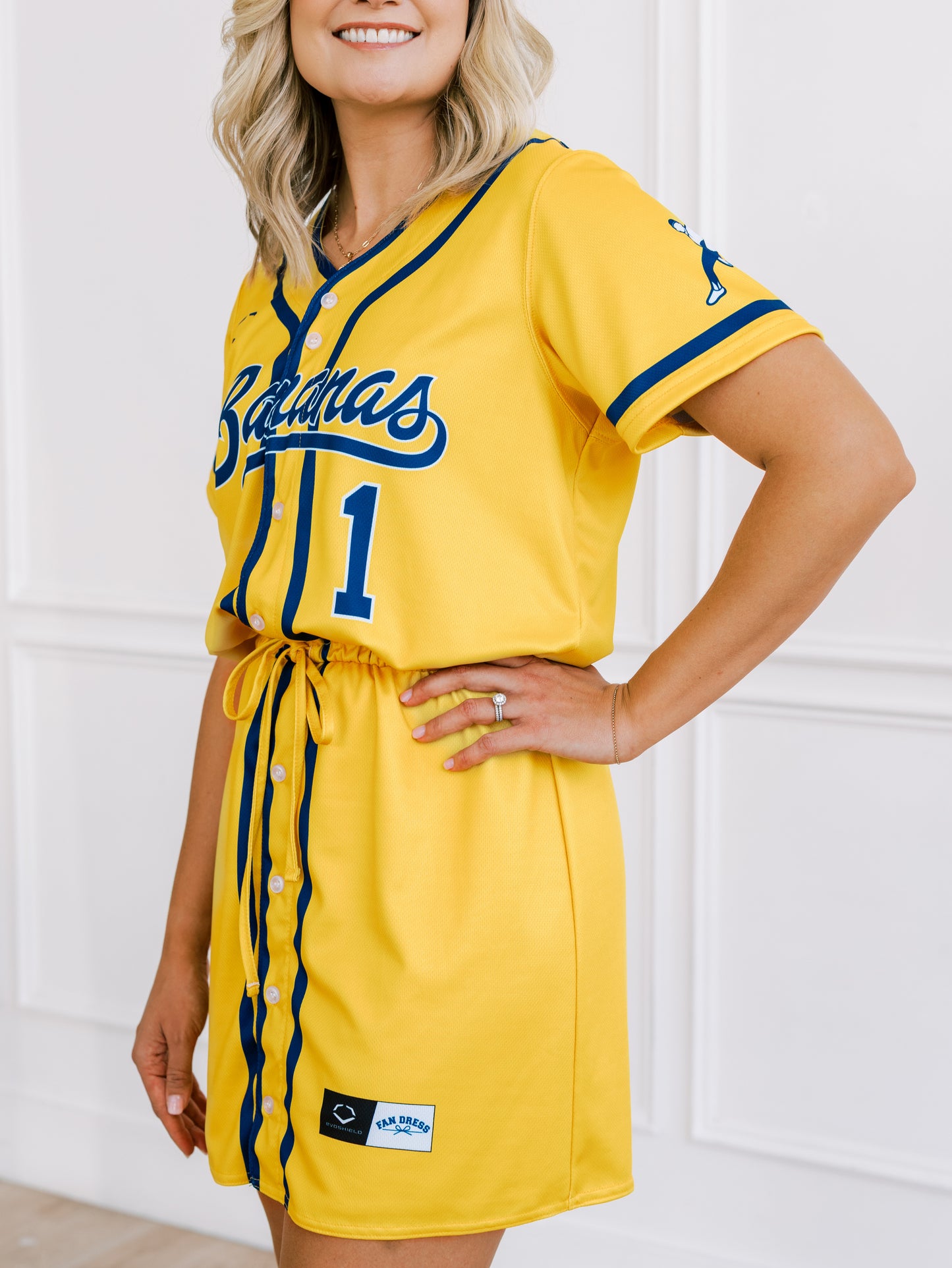 WOMEN'S Bananas Fan Dress Jersey - Yellow