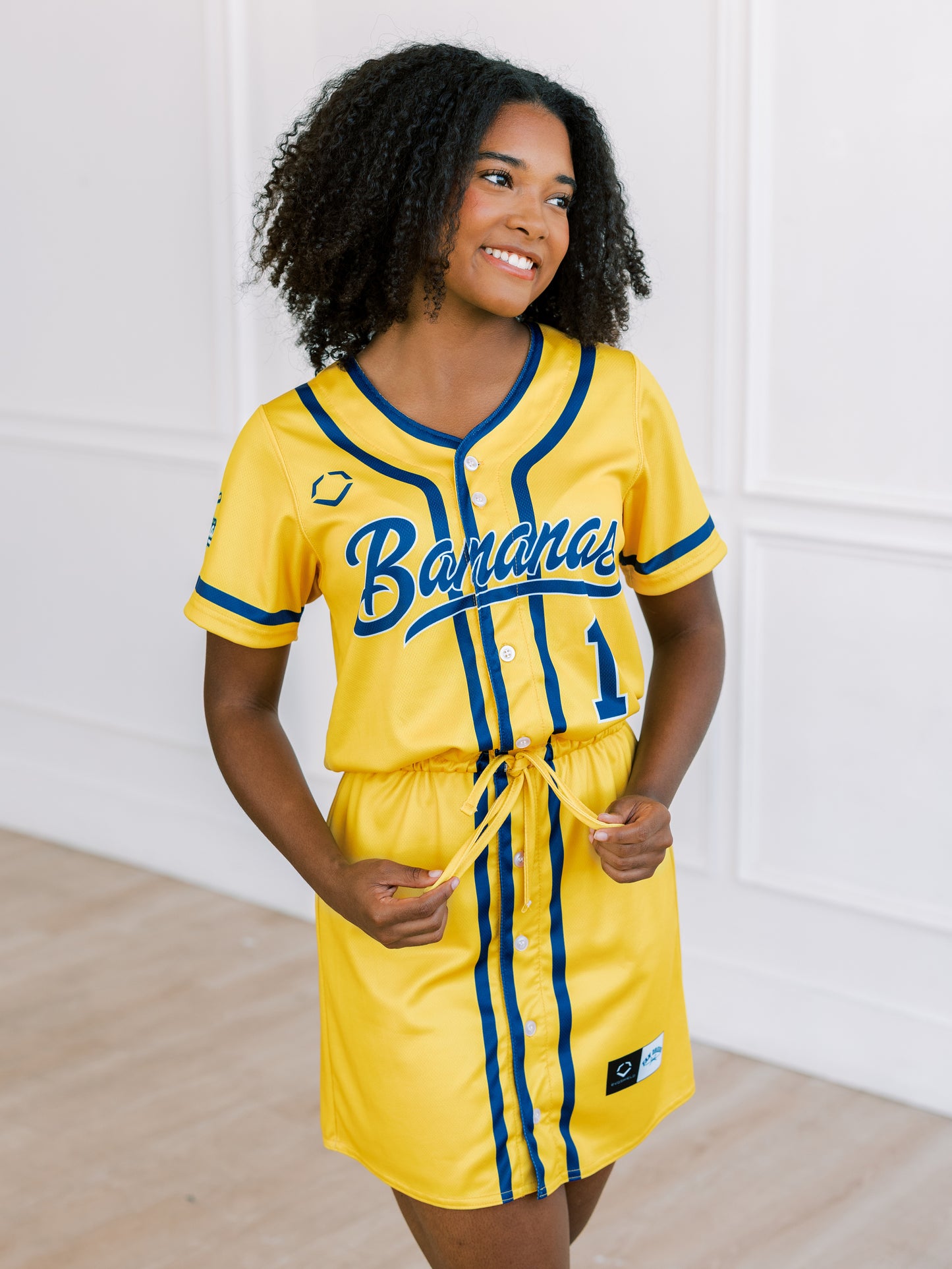 WOMEN'S Bananas Fan Dress Jersey - Yellow