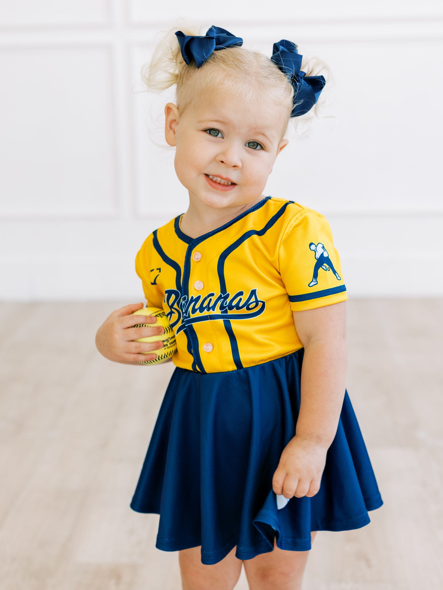 TODDLER Bananas Fan Dress Jersey - Yellow