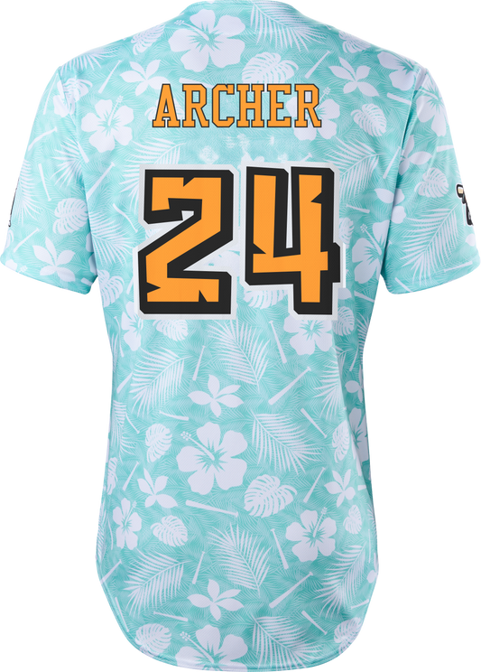 Coconuts Andy Archer #24 Evoshield Jersey - Floral