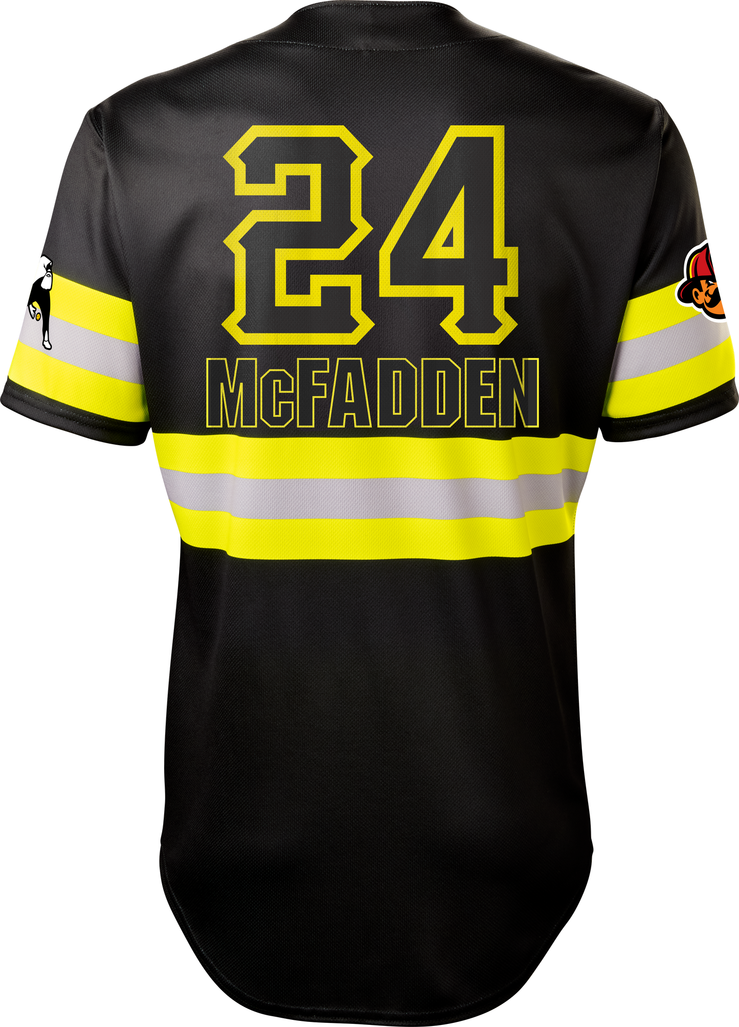 Firefighters Dakota McFadden #24 Evoshield Jersey - Black Reflective