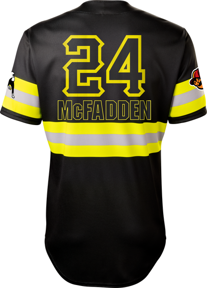 Firefighters Dakota McFadden #24 Evoshield Jersey - Black Reflective