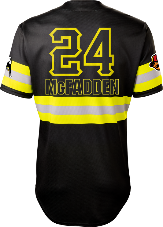 Firefighters Dakota McFadden #24 Evoshield Jersey - Black Reflective