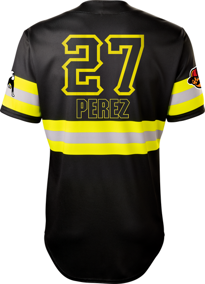 Firefighters Val Perez #27 Evoshield Jersey - Black Reflective