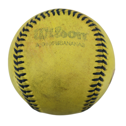 Walter Jones Bananas Autographed Inscribed Game Used Official Banana Ball 9.19.25 T-Mobile Park, Seattle, WA 