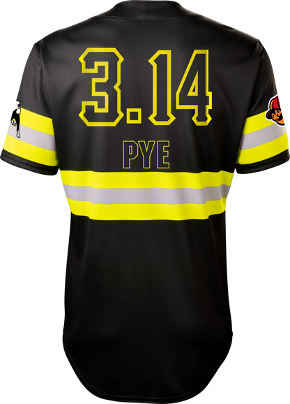 Firefighters Corey Pye #3.14 Evoshield Jersey - Black Reflective