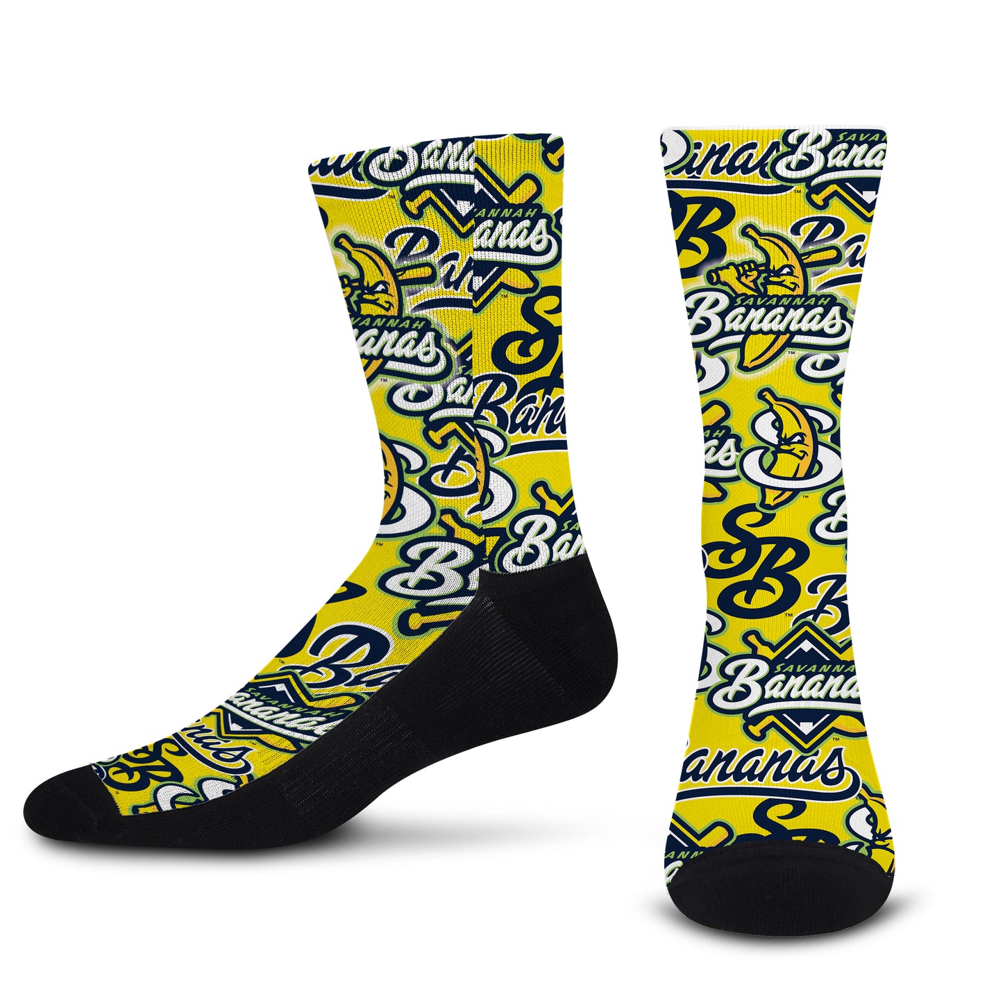 Bananas Print Socks