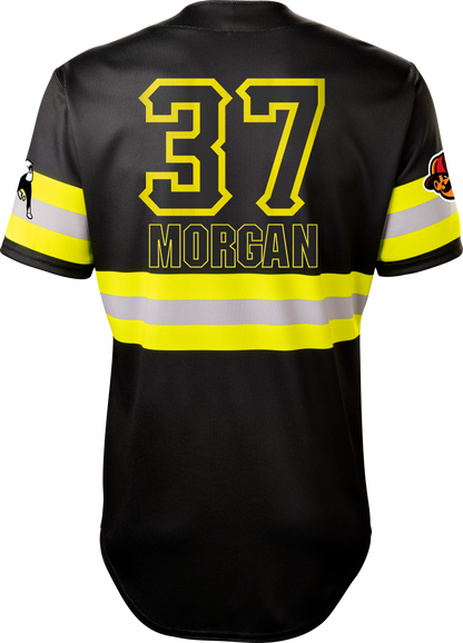 Firefighters Blake Morgan #37 Evoshield Jersey - Black Reflective