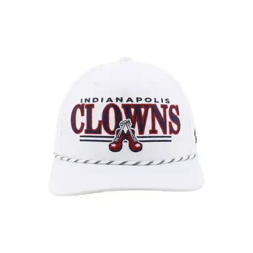 Clowns Zephyr Birdie Adjustable Rope Hat - White