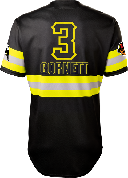 Firefighters Dalton Cornett #3 Evoshield Jeresy - Black Reflective