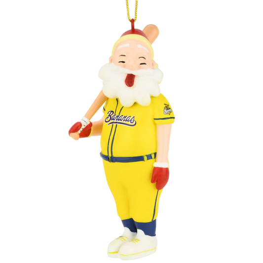 Bananas Santa Ornament