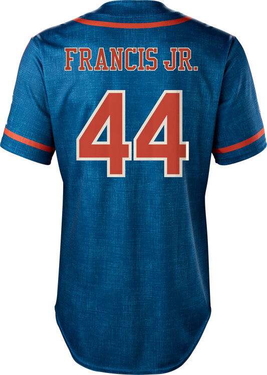 Clowns Dale Francis Jr. #44 Evoshield Jersey -  Navy