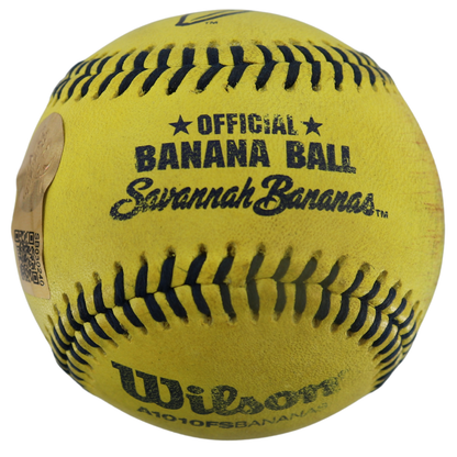 Peter Holden Autographed Game Used Banana Ball w/Case 5.10.25 Nissan Stadium 