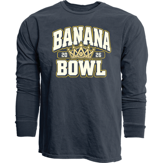 Banana Bowl Blue84 Long Sleeve Crown Logo Tee