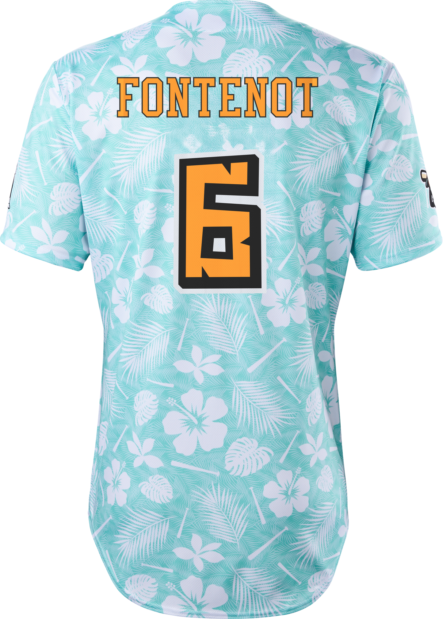 Coconuts Drake Fontenot #6 Evoshield Jersey - Floral