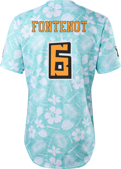 Coconuts Drake Fontenot #6 Evoshield Jersey - Floral