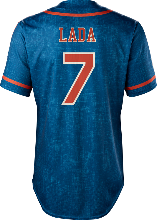 Clowns Bobby Lada #7 Evoshield Jersey - Navy