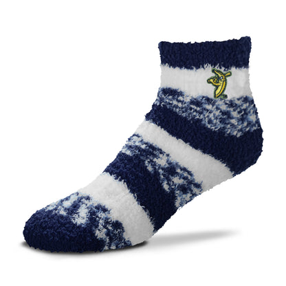Bananas Women's Fuzzy Sock - Navy