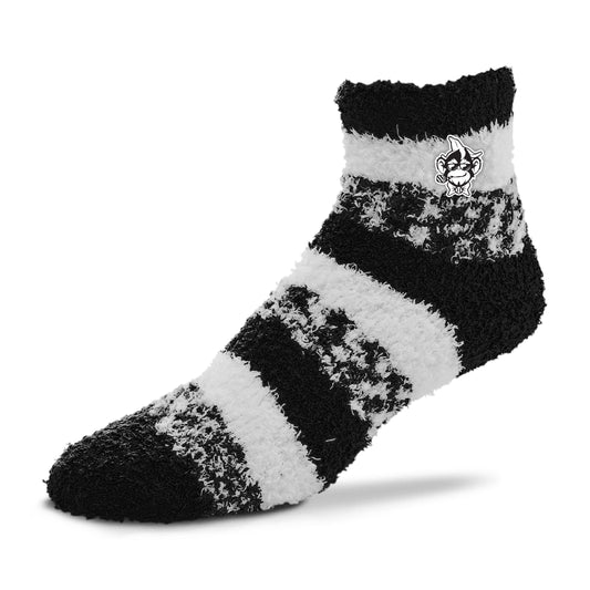 Party Animals Women's Fuzzy Socks - Black