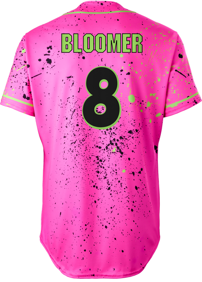 Party Animals Bryson Bloomer #8 Evoshield Jersey - Pink Splatter Paint