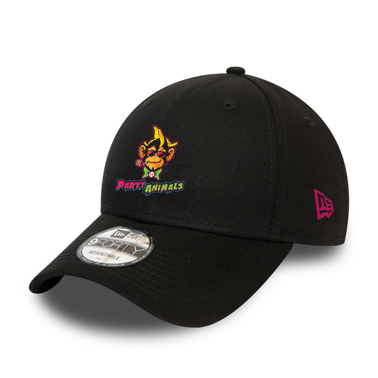 Party Animals Logo New Era Adjustable Hat - Black