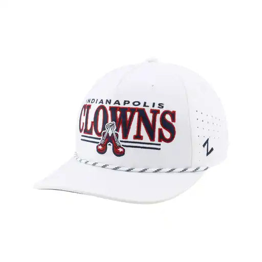 Clowns Zephyr Birdie Adjustable Rope Hat - White