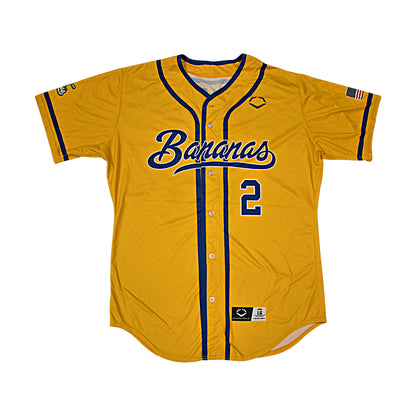 Reese Alexiades Autographed Game Worn Savannah Bananas Jersey from Fenway Park Game (6/8/24)
