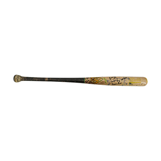 Reese Alexiades Savannah Bananas Autographed Inscribed LS I13M Home Run Bat from Tampa 3/15/25