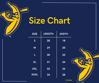 Bananas Short Sleeve Primary Logo Tee - Heathered Navy
