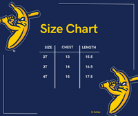 TODDLER Bananas Short Sleeve Primary Logo Tee - Yellow