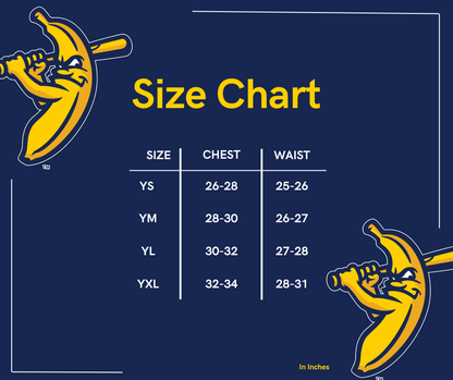 YOUTH Bananas Short Sleeve Dri-Fit Tee - Gray