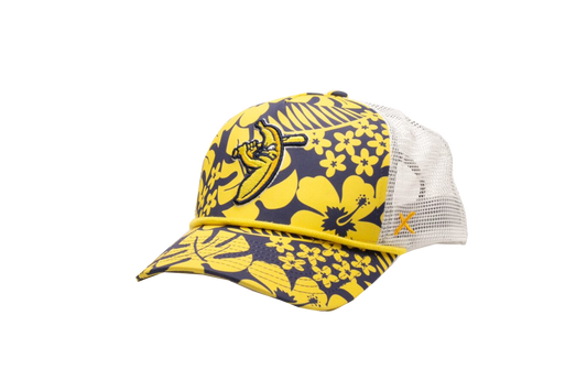 Bananas  CapX Floral Adjustable Hat