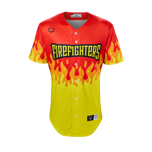 YOUTH Firefighters EvoShield BBCL Jersey - Red Flame