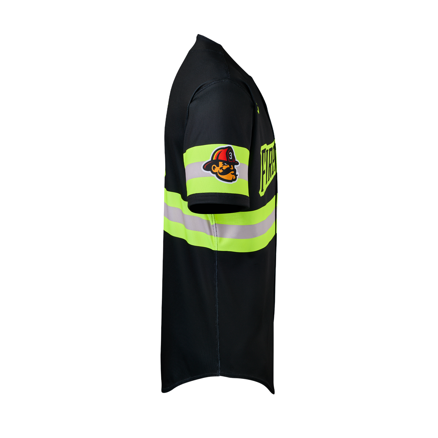 Youth Firefighters EvoShield BBCL Jersey - Black Reflective