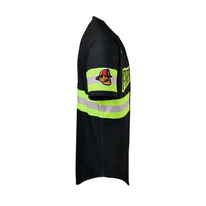 Youth Firefighters EvoShield BBCL Jersey - Black Reflective