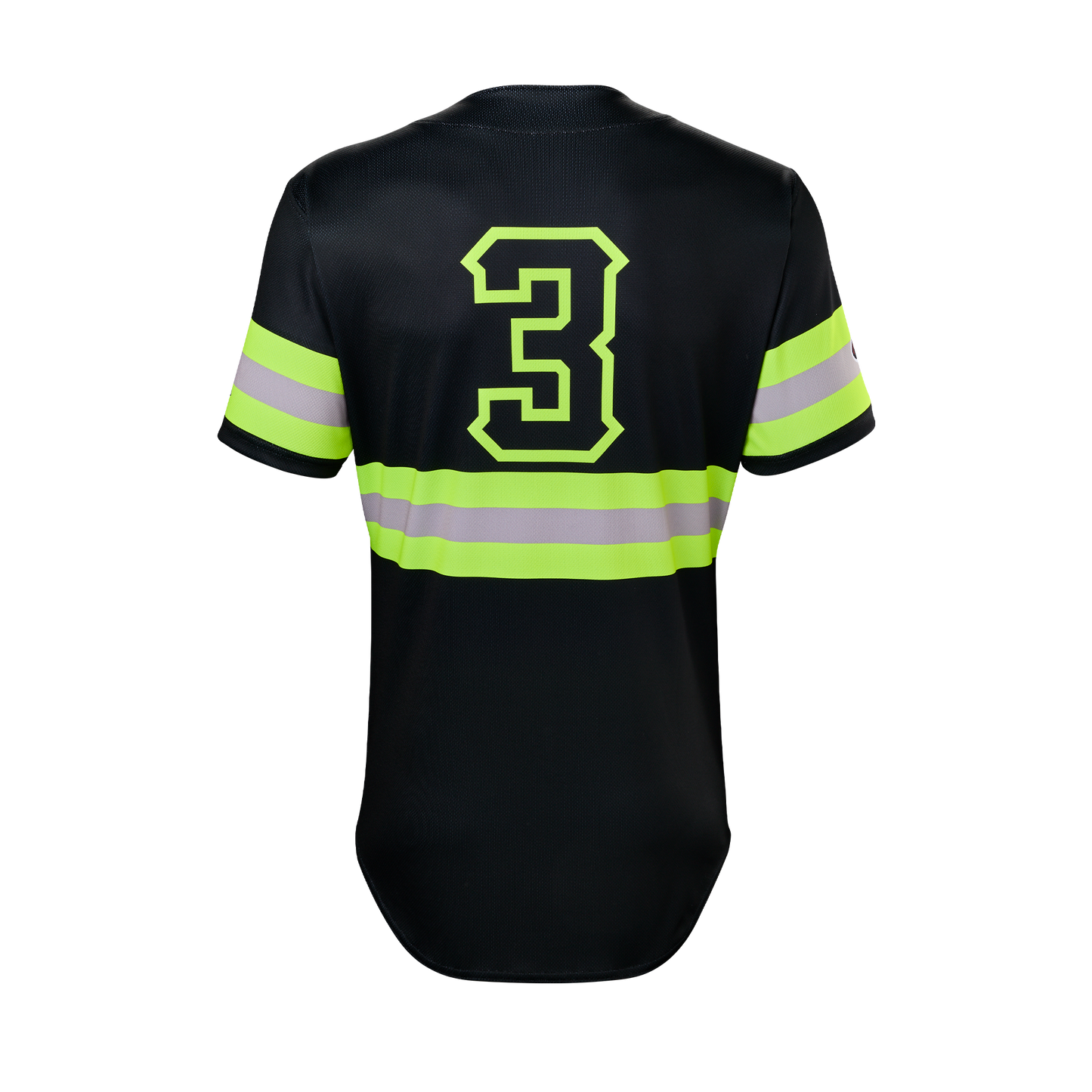 Youth Firefighters EvoShield BBCL Jersey - Black Reflective