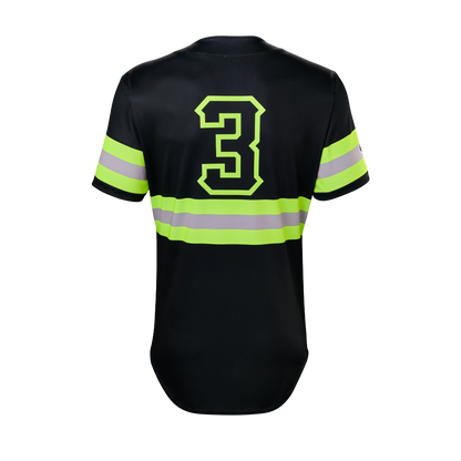 Youth Firefighters EvoShield BBCL Jersey - Black Reflective
