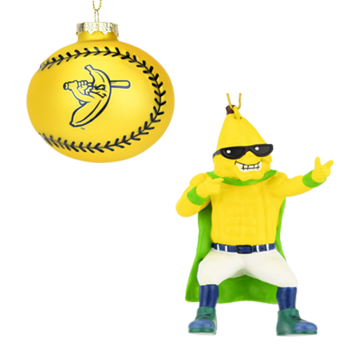 Bananas Split and Banana Ball Ornament Set