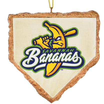 Bananas Home Plate Ornament