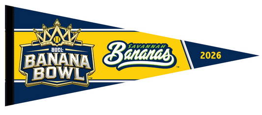 Banana Bowl 2026 Bananas 12” by 30” Pennant