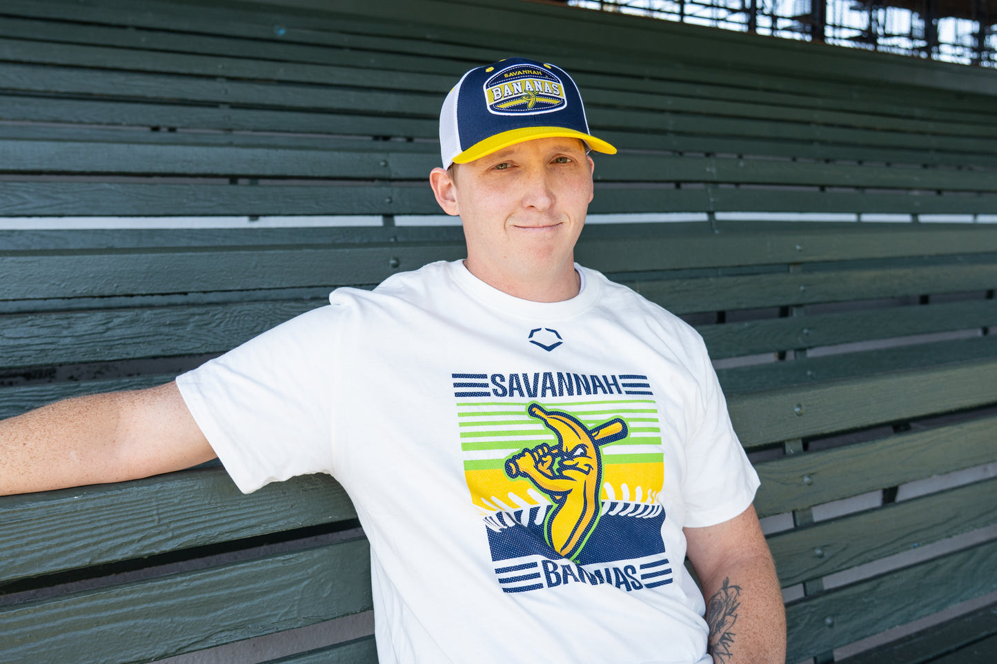 Bananas Split EvoShield Logo Tee - Vintage White